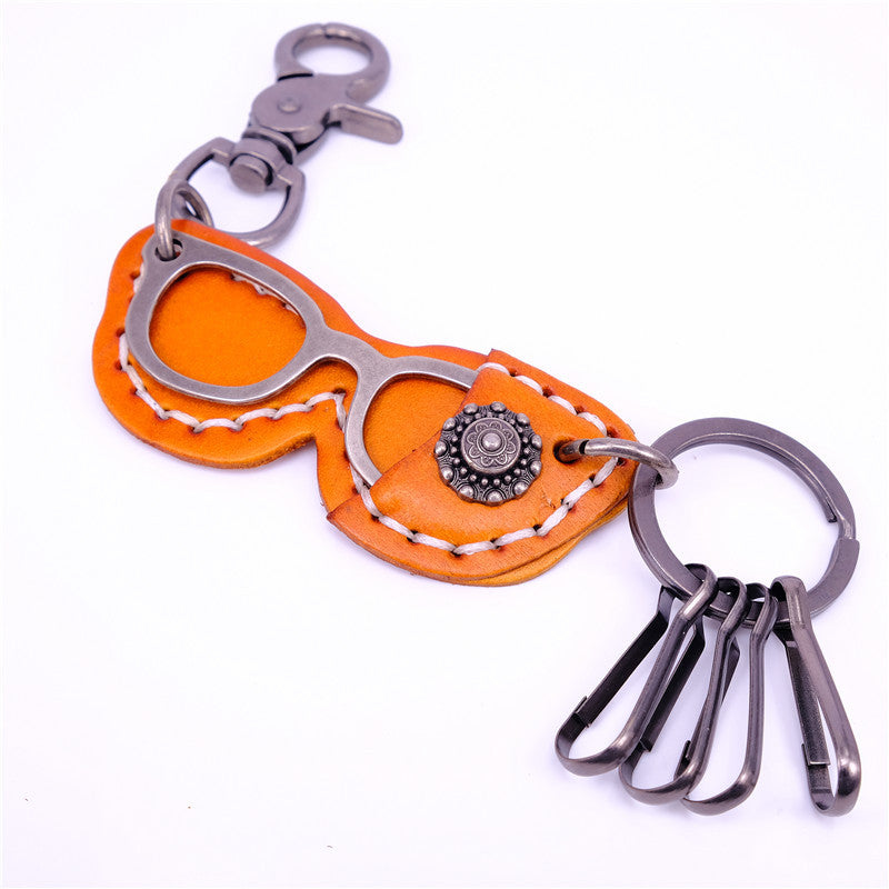 Wholesale Handmade Retro Cowhide Keychains